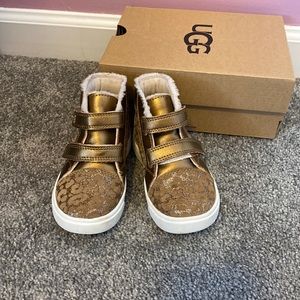 UGG Rennon II Glitter Leopard shoes in Toddler Size 8